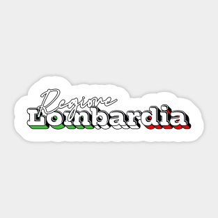 Regione Lombardia --- Retro Design Sticker